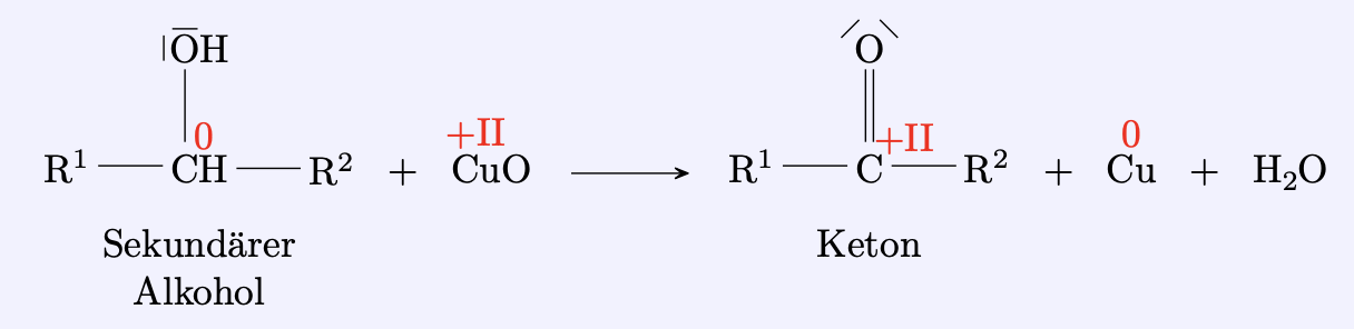 Darstellung von ketone