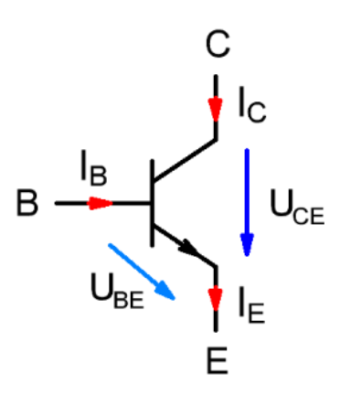 schaltsymbol eines Transistors